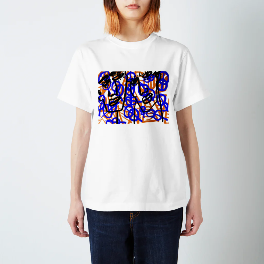 🌎🍣御寿司之國之人呉福展🍣🌎のSKIN HEAD ORANGE スタンダードTシャツ