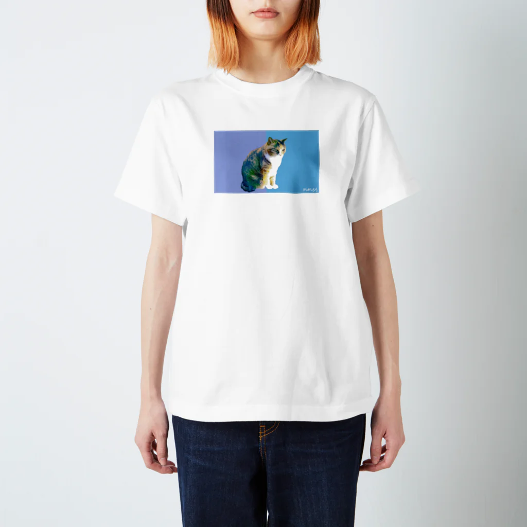 - NNSS -の猫-NNSS-2019"2tone" スタンダードTシャツ