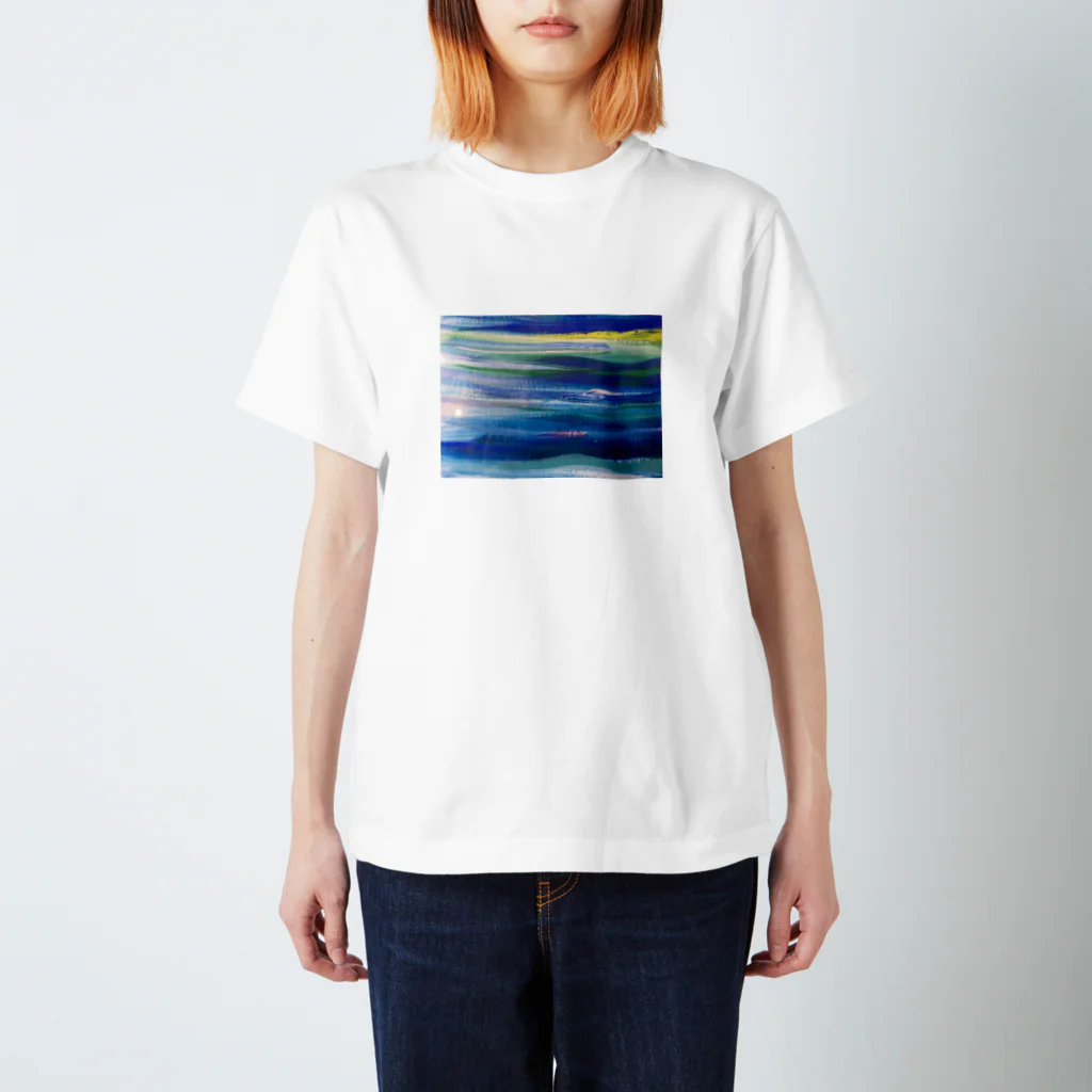 osakanaのアクリル画 Regular Fit T-Shirt