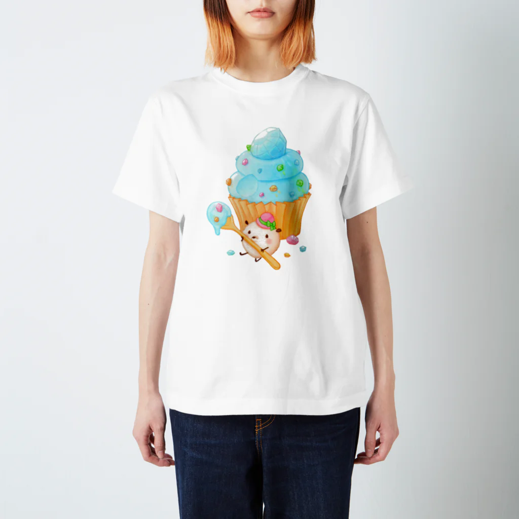 pocoehonのポコポコカップケーキ スタンダードTシャツ