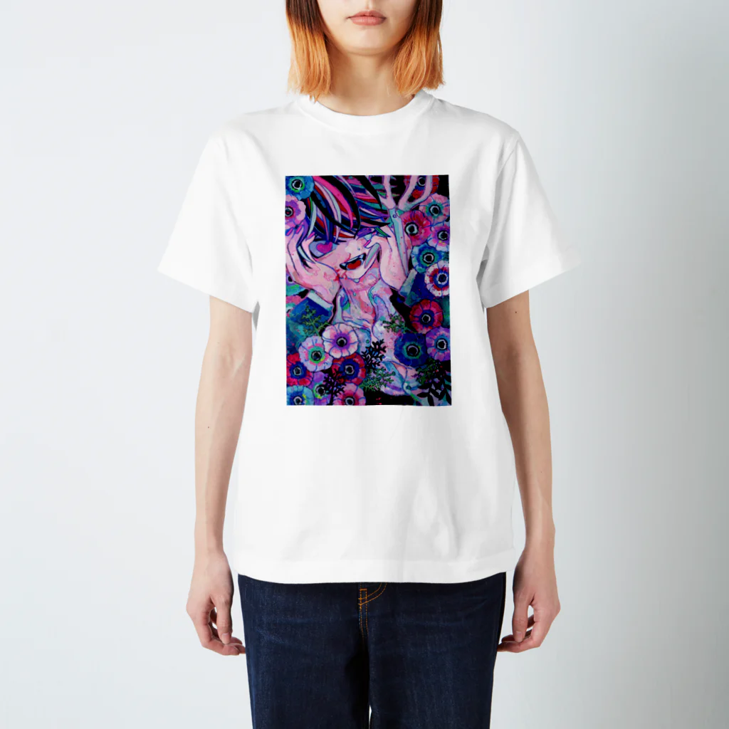 ひろまるの一途なアネモネ Regular Fit T-Shirt