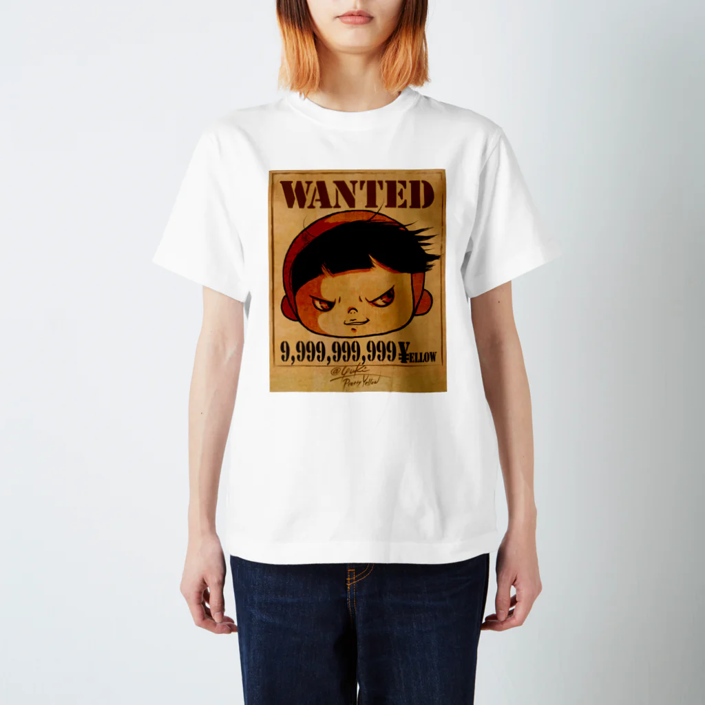 Yukiの黄色いヤツのWANTED スタンダードTシャツ