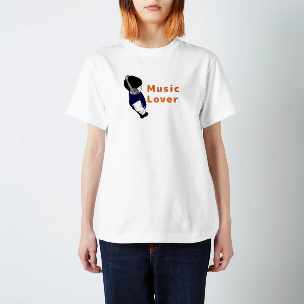 Eatn-kkのMusic lover ken  Regular Fit T-Shirt