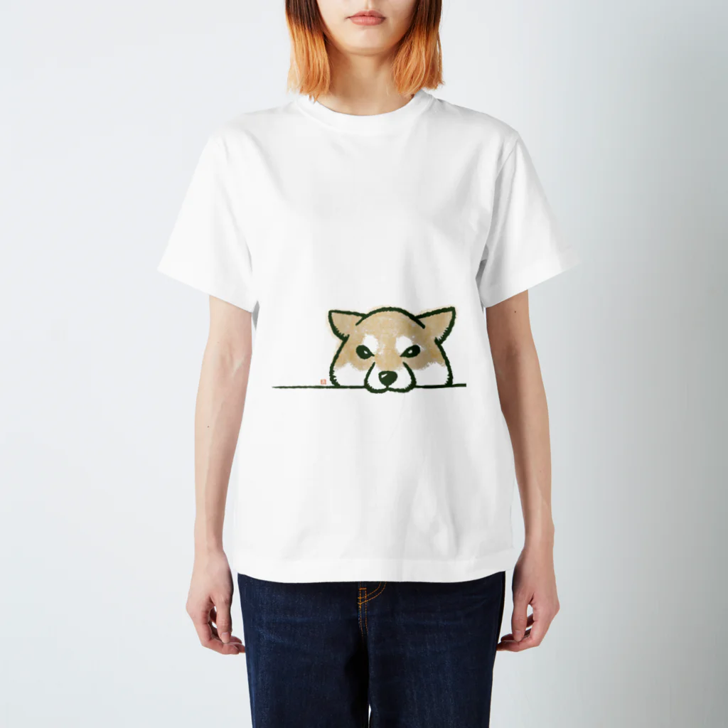 真希ナルセ（マキナル）のおねだり柴犬 スタンダードTシャツ