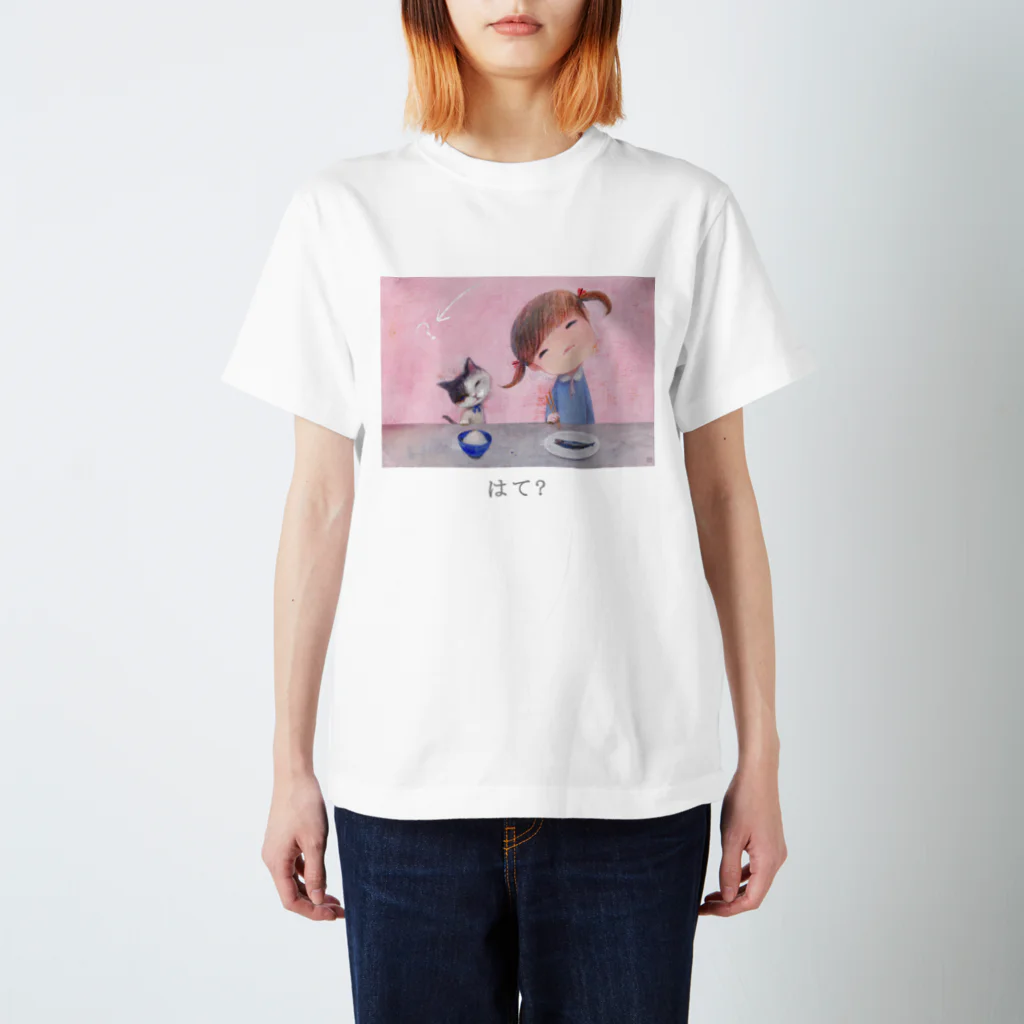 YONEKURA JUNEのみーとみっちゃん [はて？] Regular Fit T-Shirt