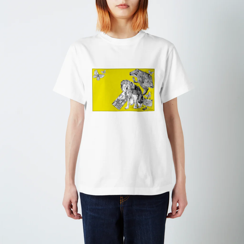 made blueのRetro Design Letter スタンダードTシャツ