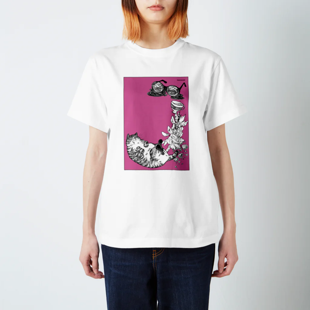 made blueのFukuyoka cat スタンダードTシャツ