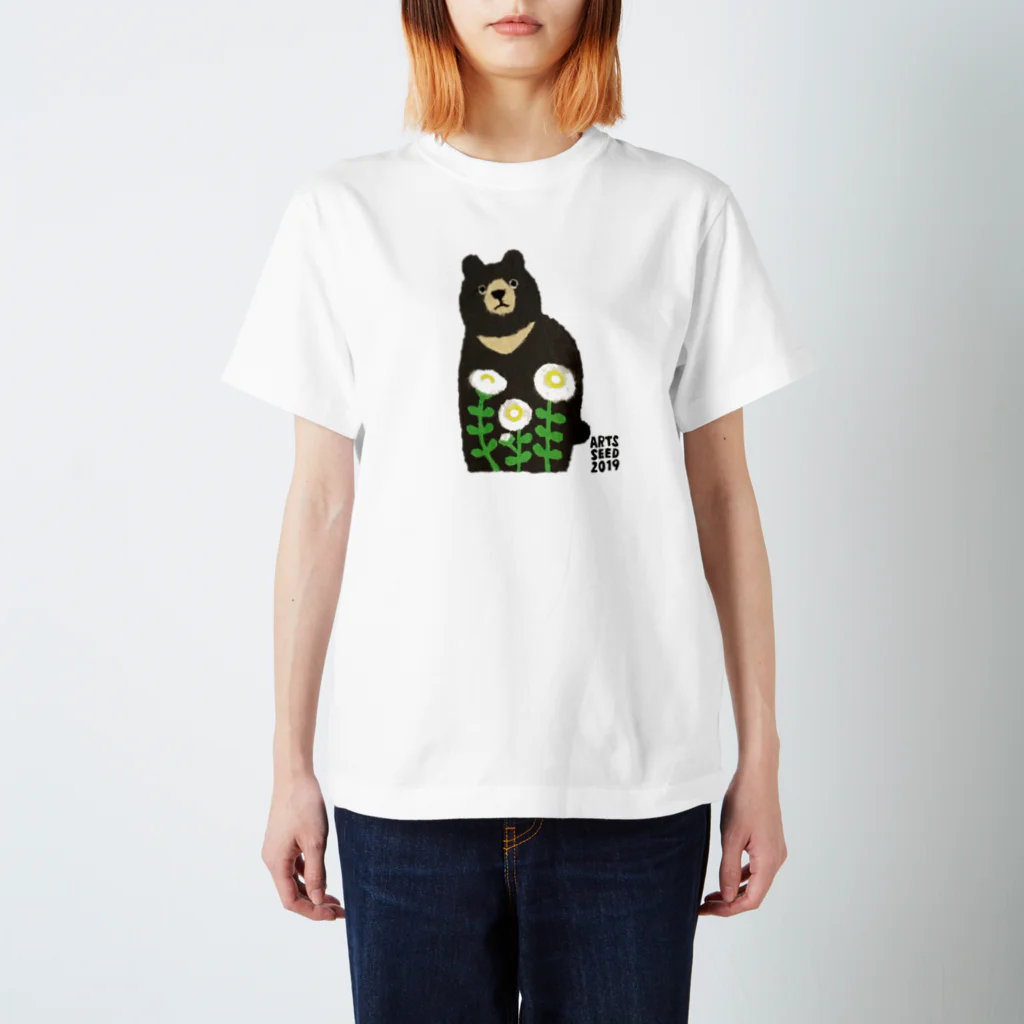 ARTS SEED OKITAMA 2019のASO2019×ウメチギリ ツキノワグマ Regular Fit T-Shirt