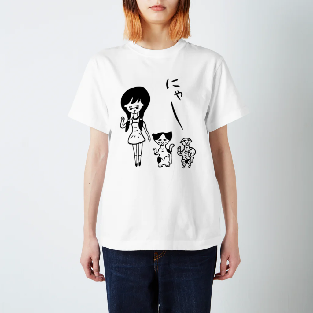 kumako33のにゃー スタンダードTシャツ