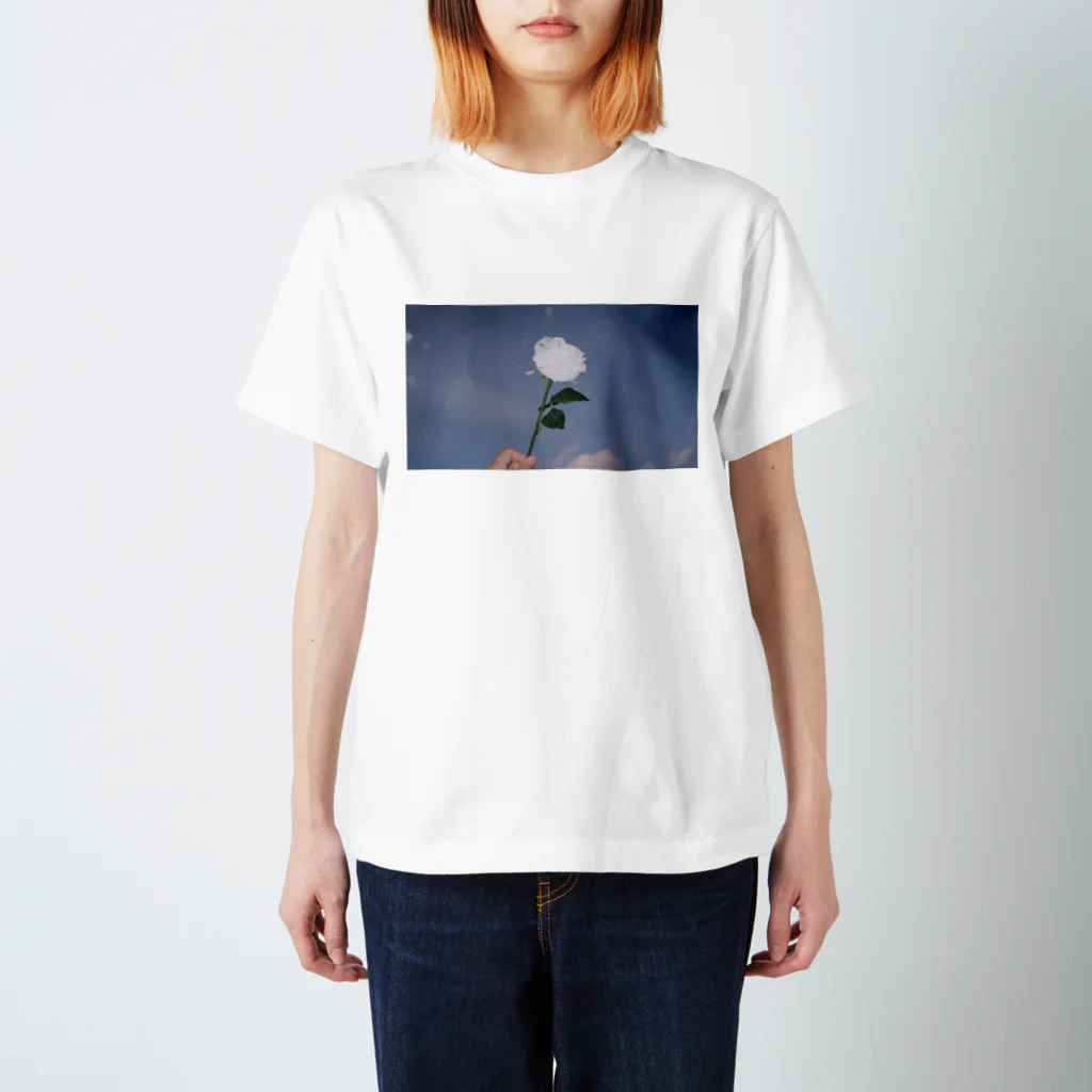 めろんくりーむそーだの君はもういないようだ（薔薇） スタンダードTシャツ