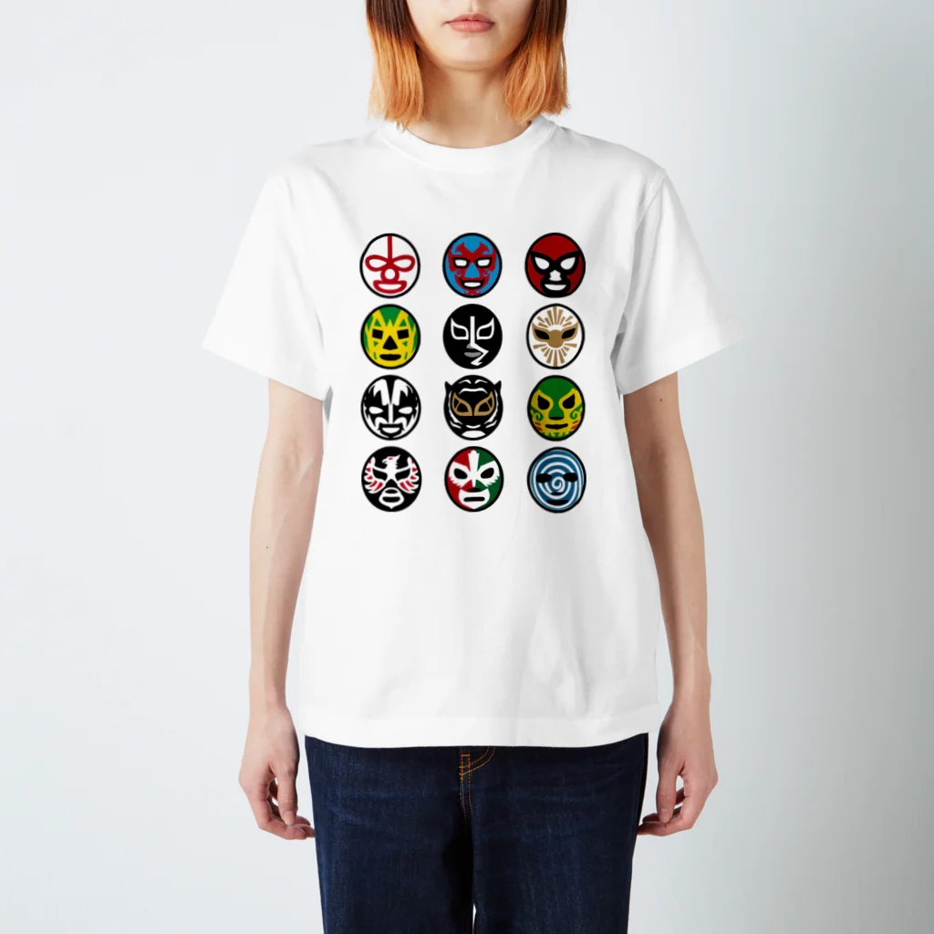 LUCHAのMASKMAN TWELVE DOS スタンダードTシャツ