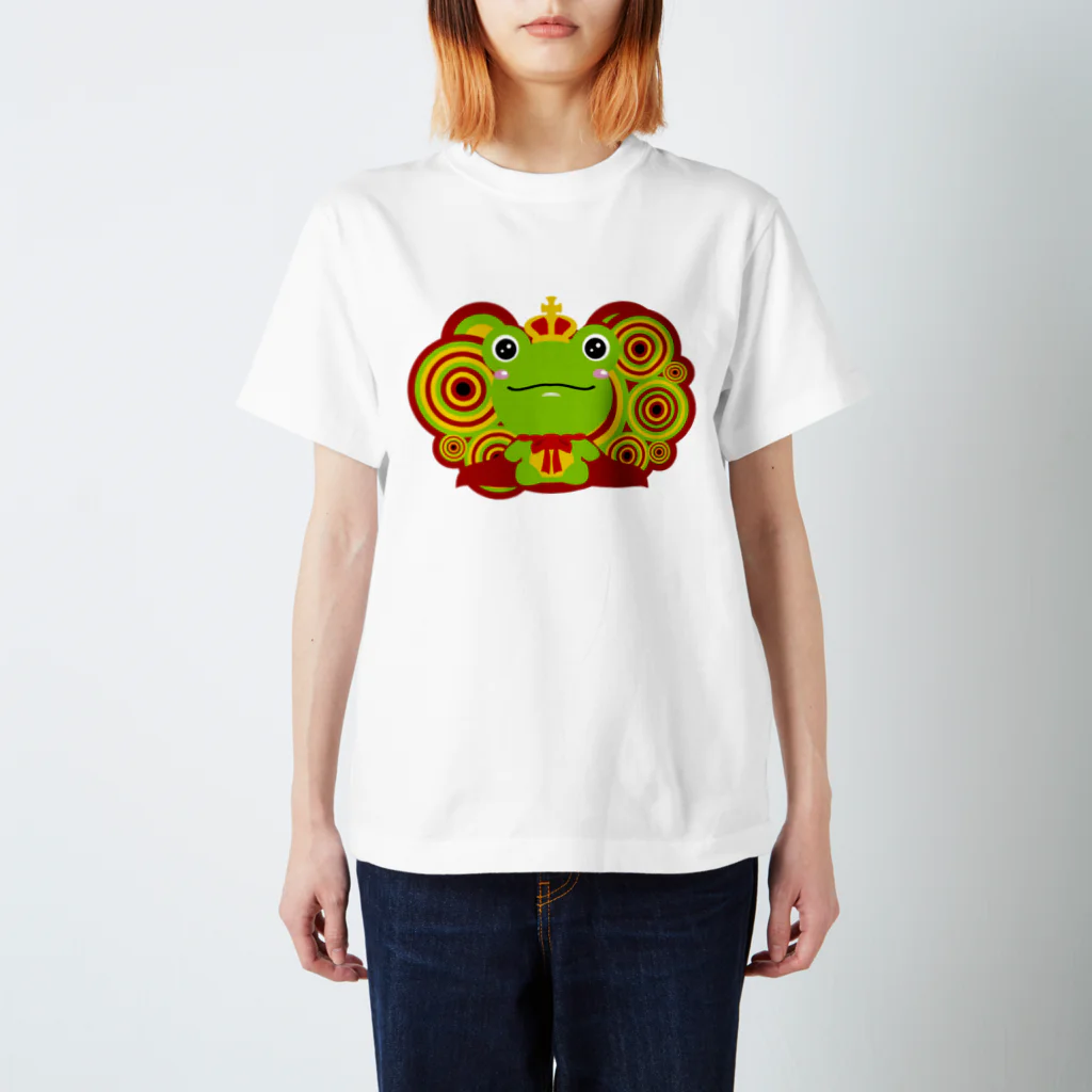 AURA_HYSTERICAのThe frog which did not fit a prince Regular Fit T-Shirt