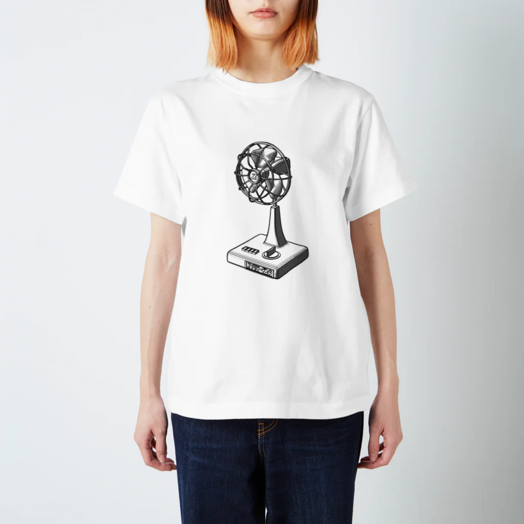 neoacoのElectric Fan 2019 ～スイタピーデンキ モノクロバージョン～ Regular Fit T-Shirt
