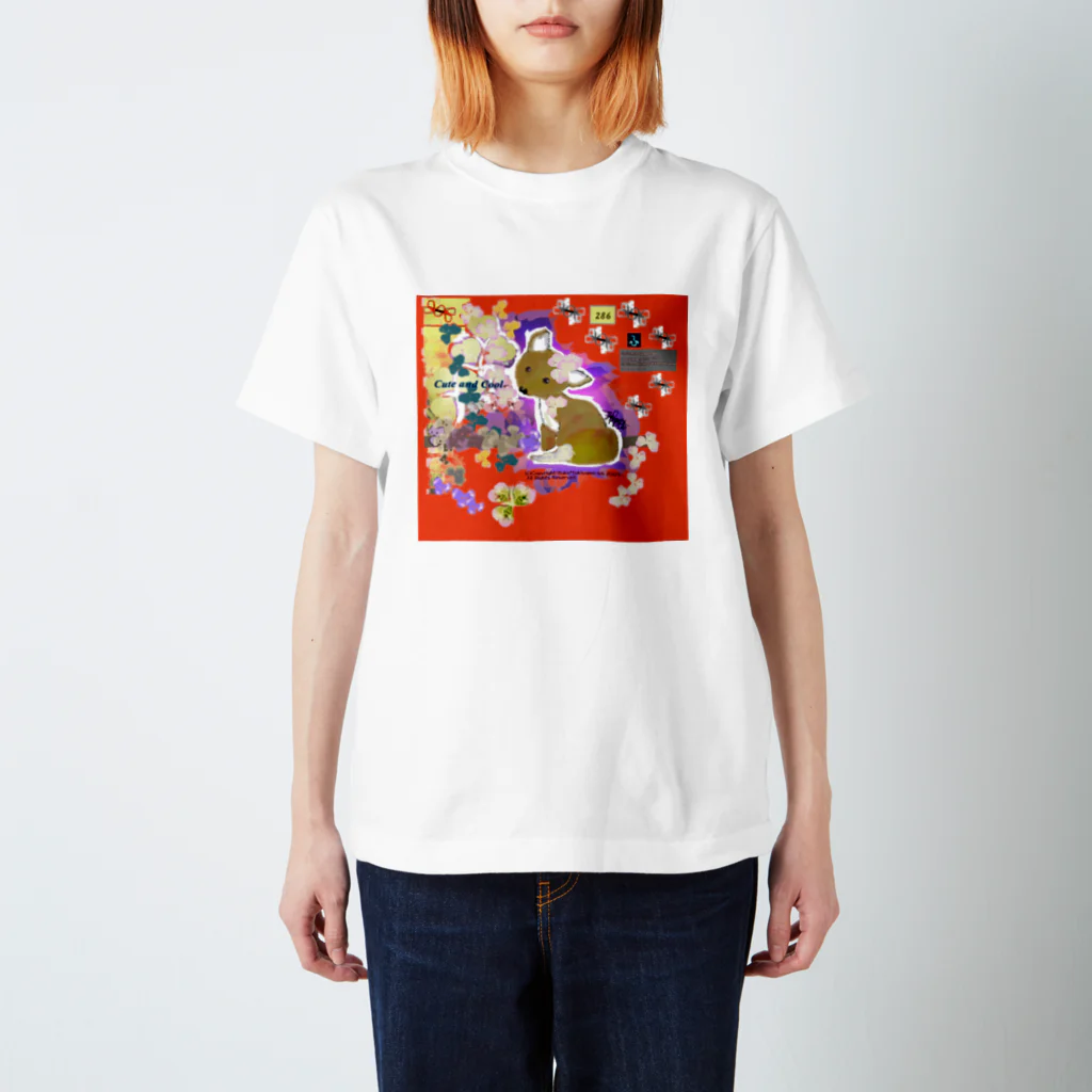 ituko*tukiyama-khの286★月山いつこ作品●★稲ちゃん、お澄まし2★花狐4赤 Regular Fit T-Shirt