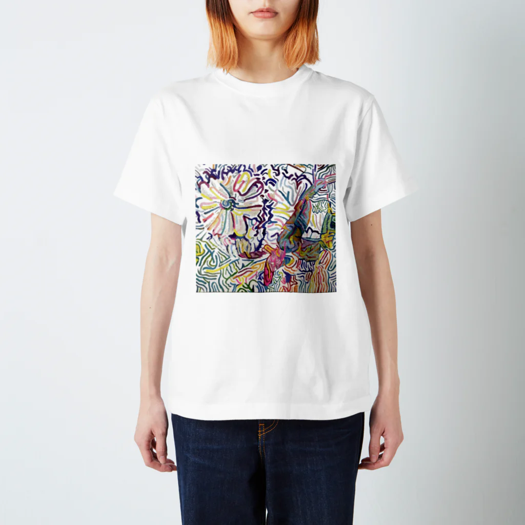 お花畑のお花 スタンダードTシャツ