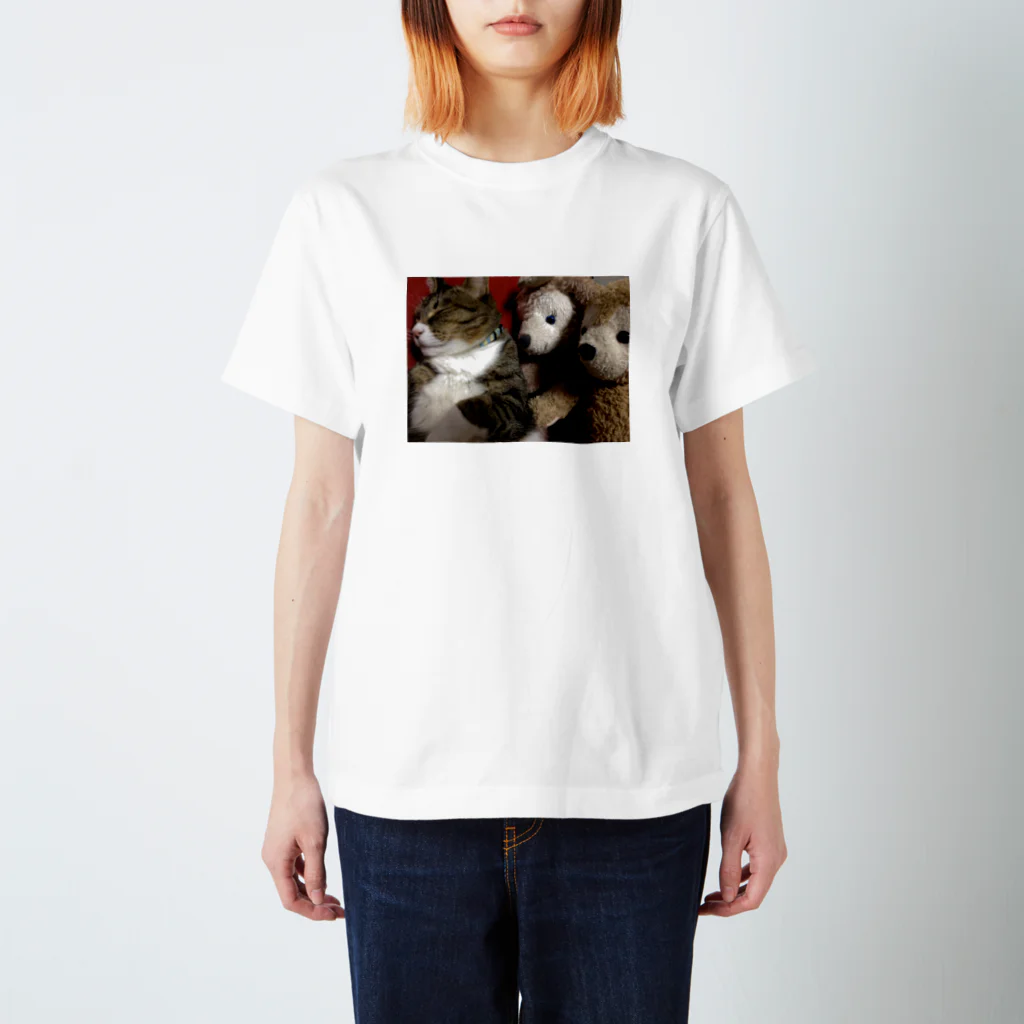 ABUJUNの猫とクマ達 スタンダードTシャツ