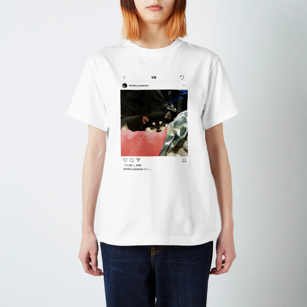 柴犬 Himeko kawaii shop のHimeko Tshirt 【SNSpic⑫】 スタンダードTシャツ