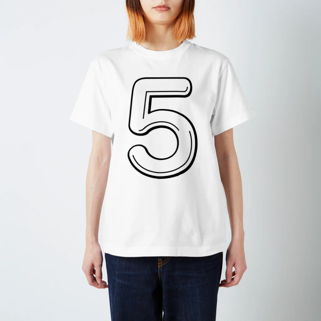 numberの５ Regular Fit T-Shirt