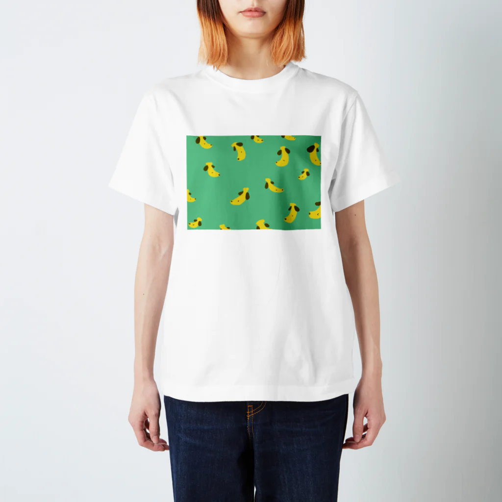 musashiのbanunu ロゴ無し green スタンダードTシャツ