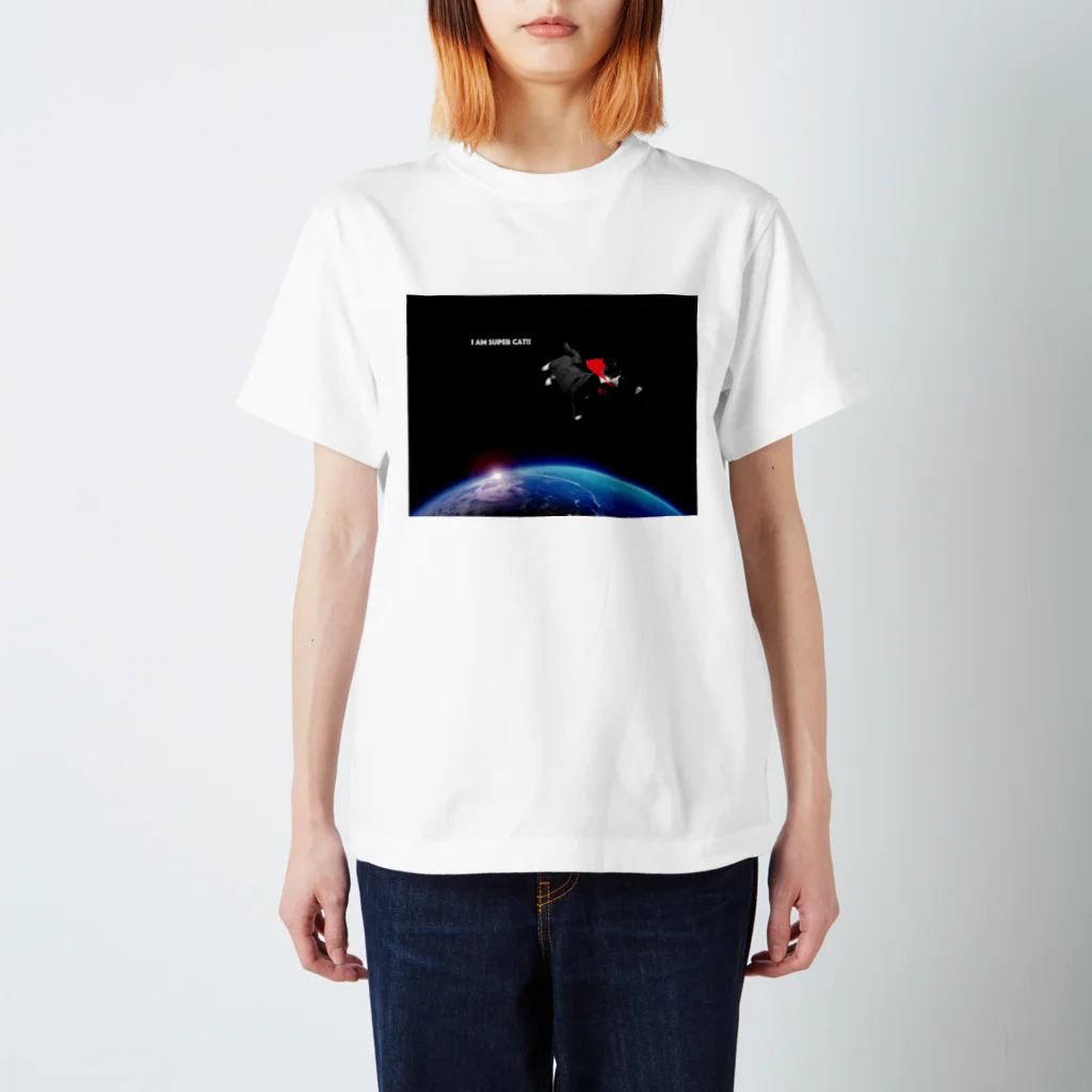 MEOW GALAXYのsuper cat スタンダードTシャツ