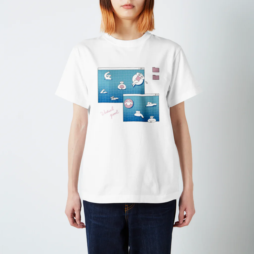 ヨツツジアオイのVirtual pool（仮想プール） Regular Fit T-Shirt