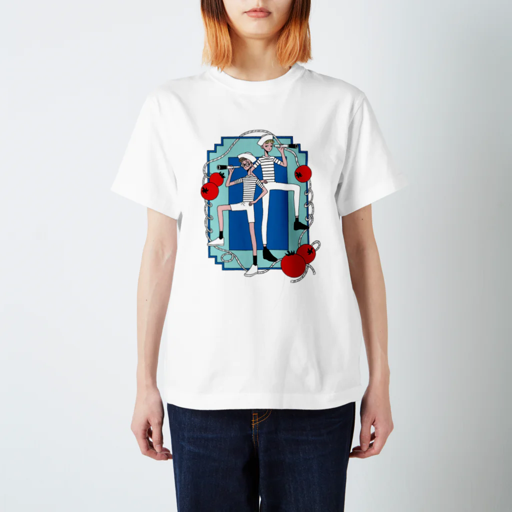 黒川ナイスのMARINE BOYS 티셔츠