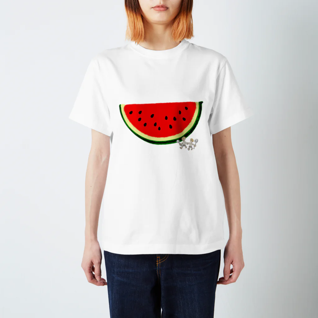 あけたらしろめのLOVE SUMMER スタンダードTシャツ