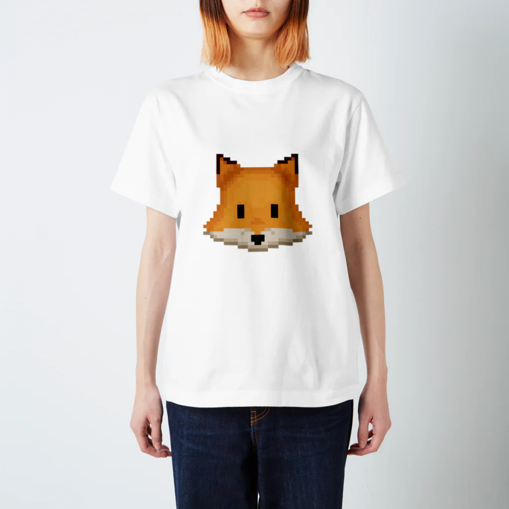 kaka🦊のキツネのコリー スタンダードTシャツ