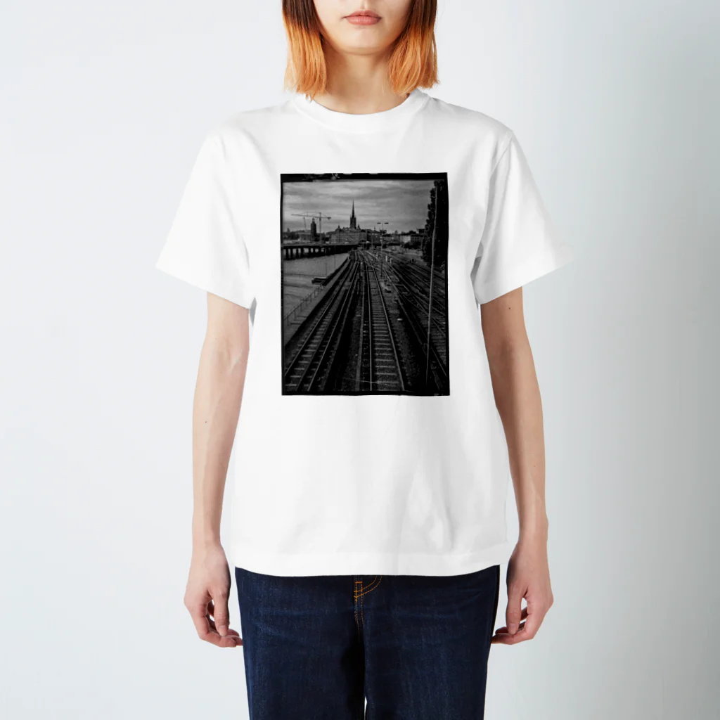 TA-ICHIの線路 Regular Fit T-Shirt