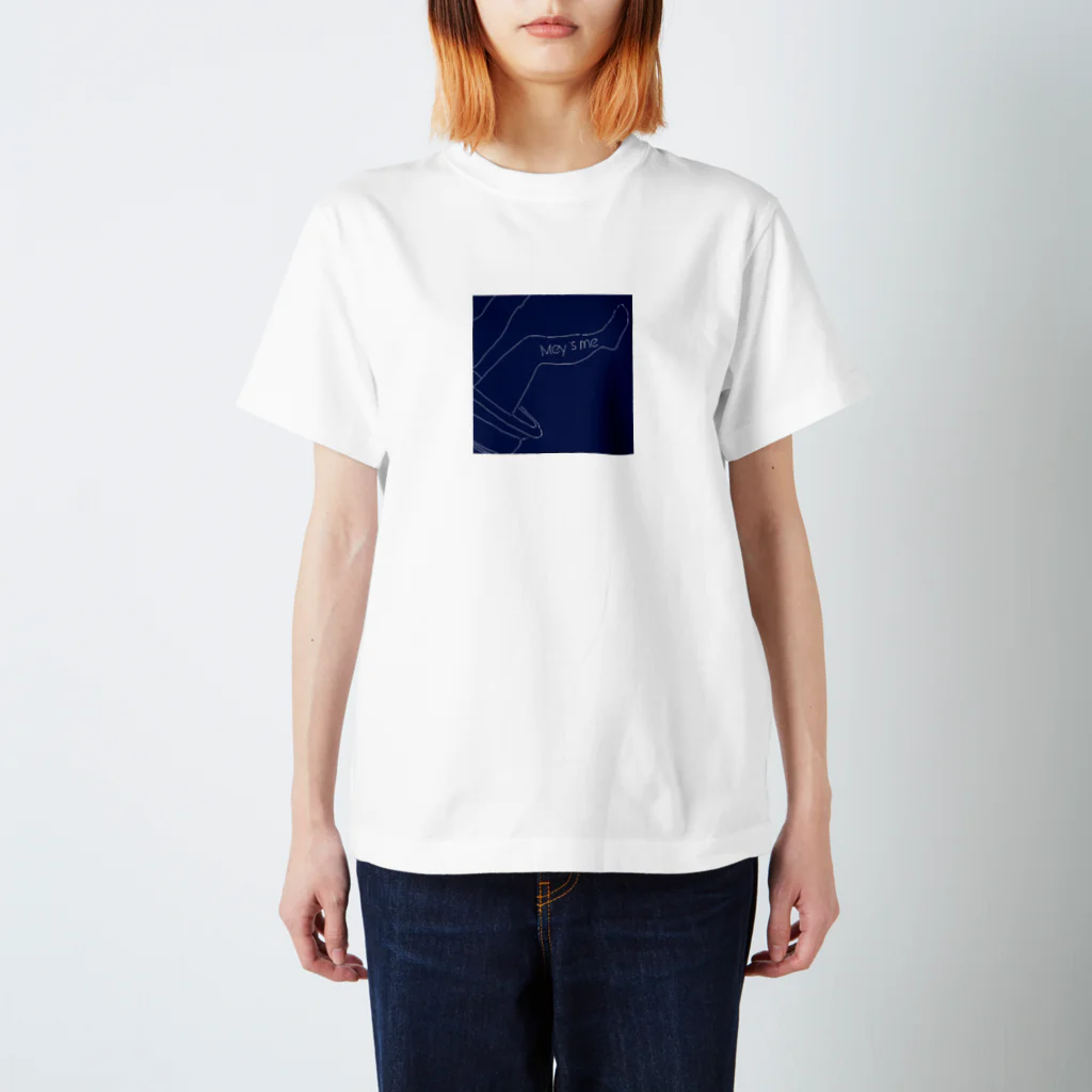 Mey's meのMey 's me  logo Regular Fit T-Shirt