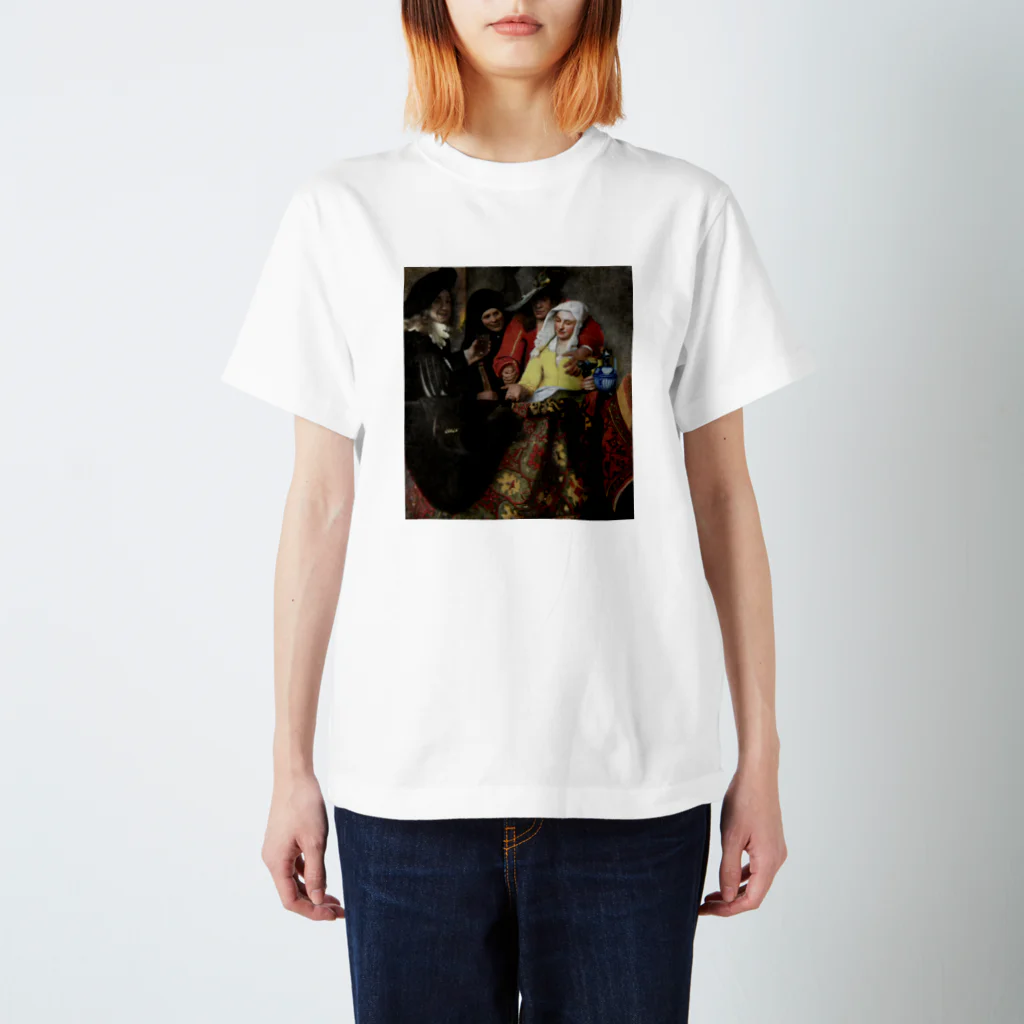 Art Baseの取り持ち女 / フェルメール (The Procuress 1656） スタンダードTシャツ