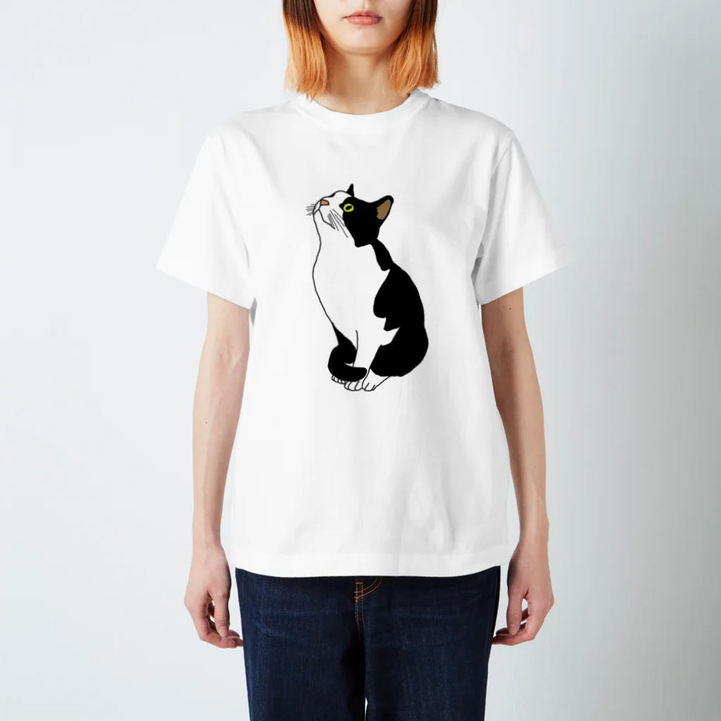 マツバラのおすわりねこ スタンダードTシャツ