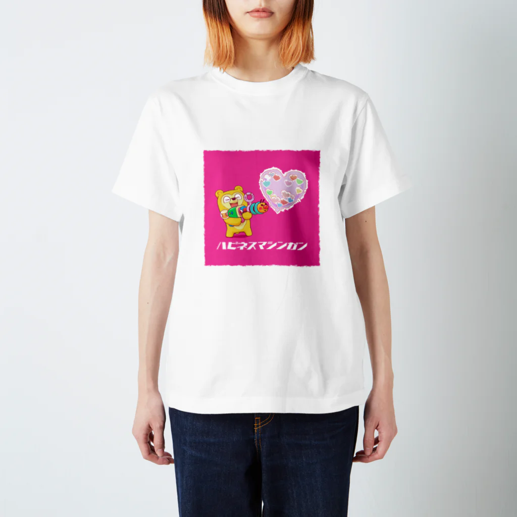 maruco_marcheのハピネスマシンガン スタンダードTシャツ