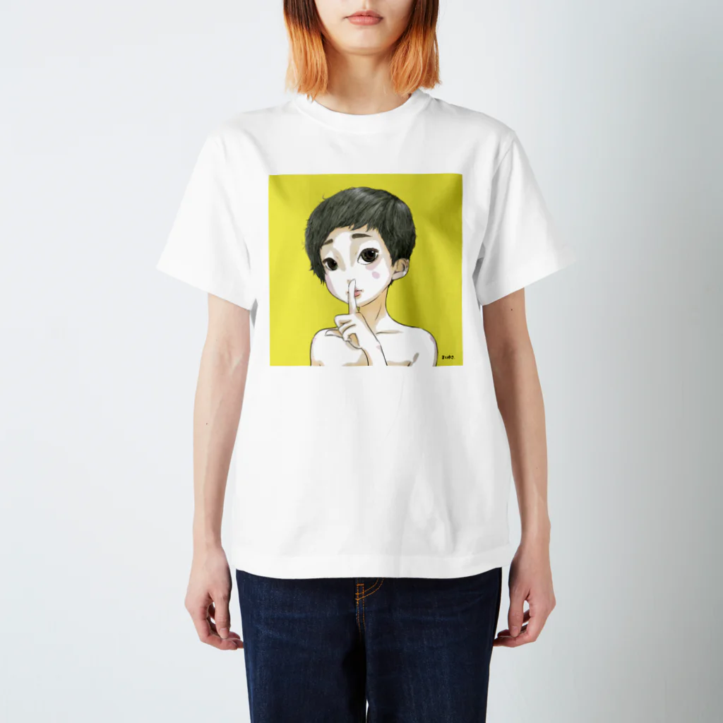 まてゆき.のないしょ。ばなな スタンダードTシャツ