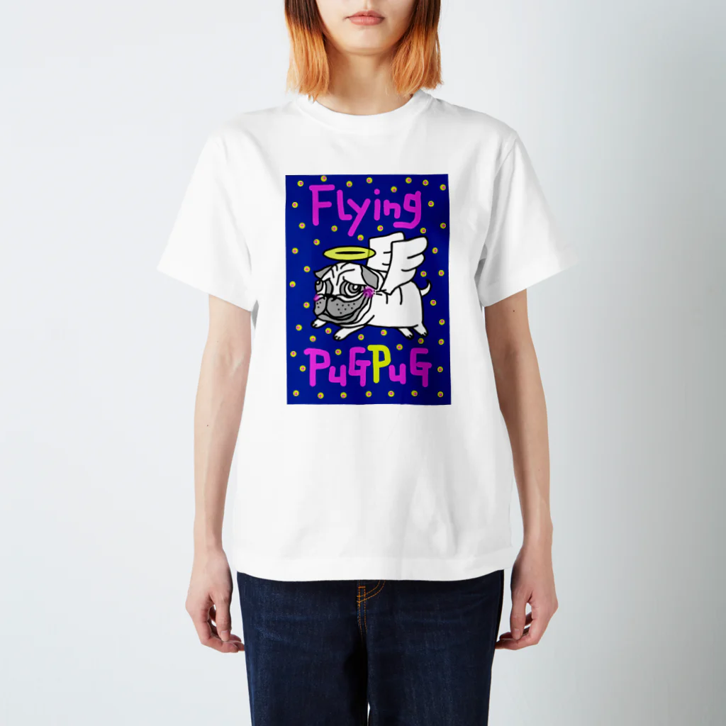 MiSaMのFlying PuGPuG スタンダードTシャツ