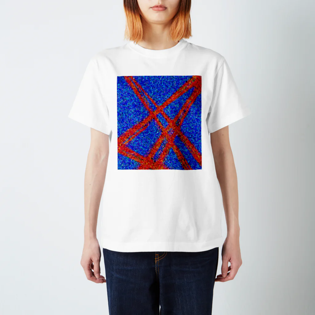 hide_suzuriの血管T #プリント #幾何学 #シンプル スタンダードTシャツ