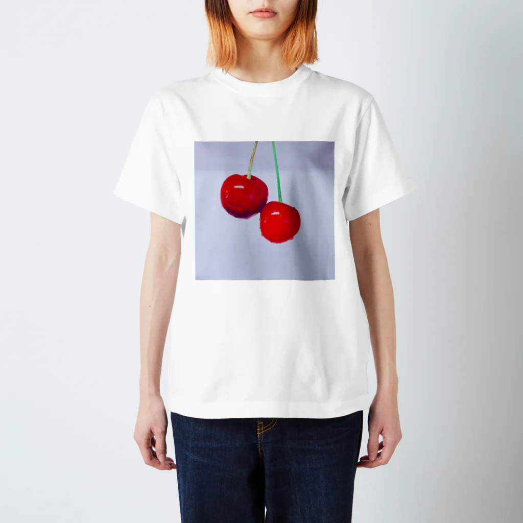 aimacoのチェリー🍒チェリー🍒 Regular Fit T-Shirt