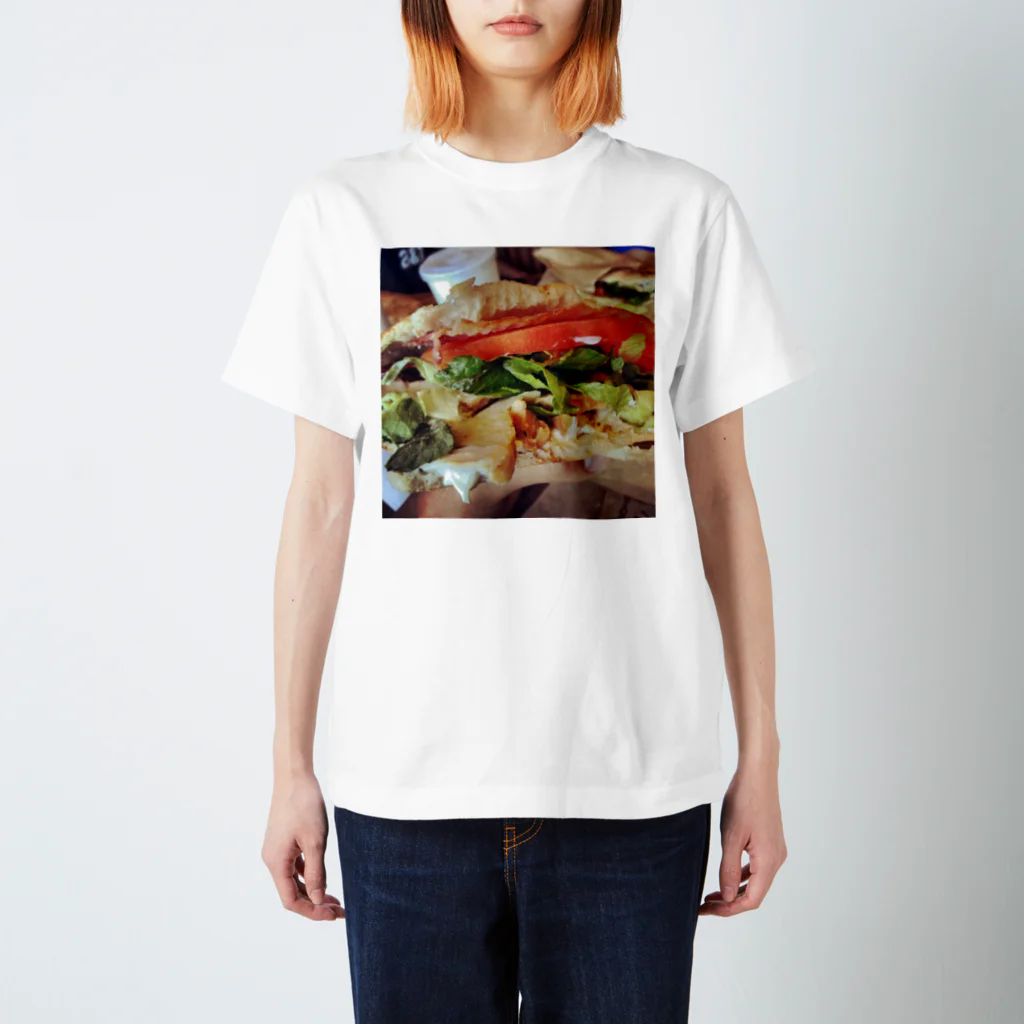 芸術シャツのおなかすいた！食べ物 スタンダードTシャツ