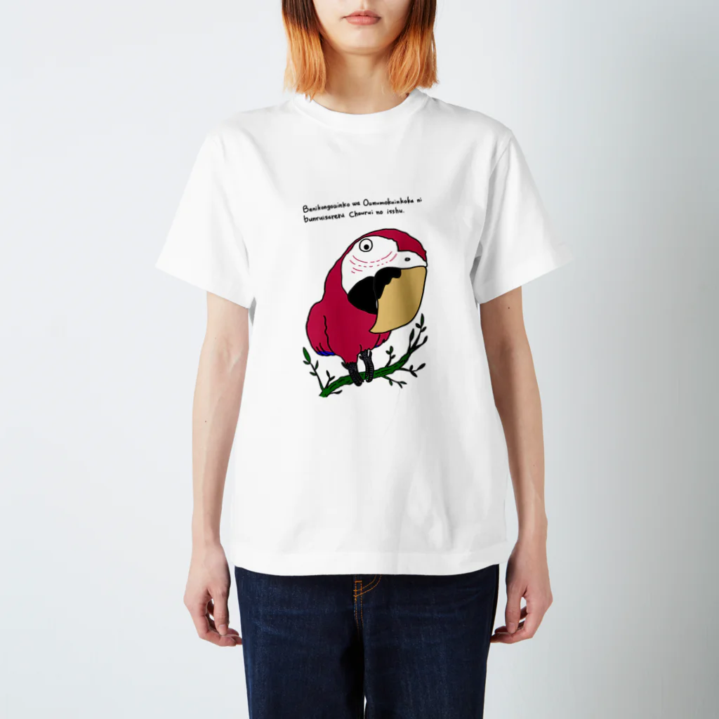 Kukkoのカメラ目線 スタンダードTシャツ