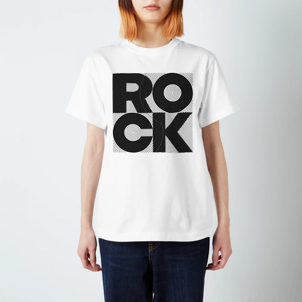 gemgemshopのROCK GROOVE Regular Fit T-Shirt