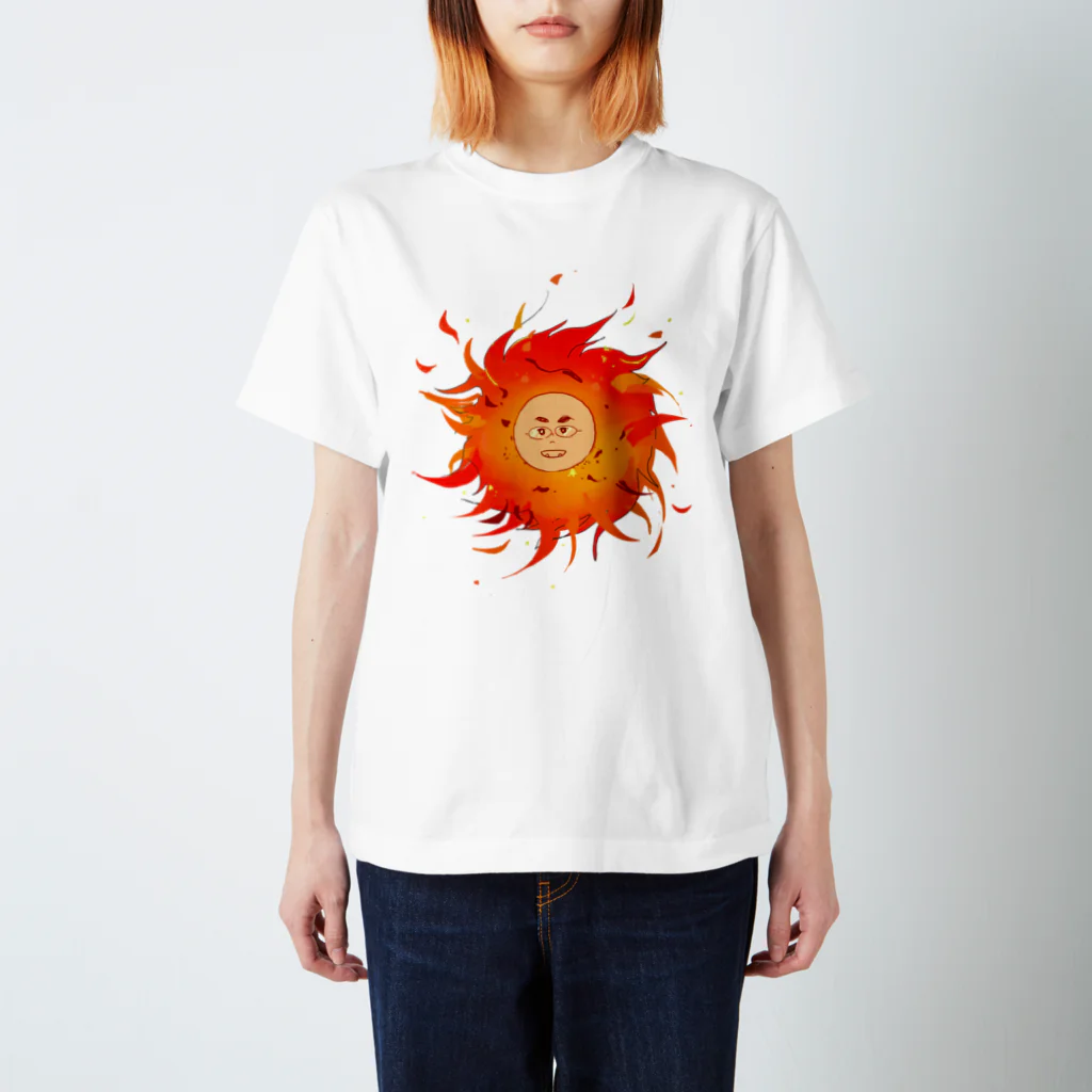 ぱくぱくショップの灼熱の太陽 スタンダードTシャツ