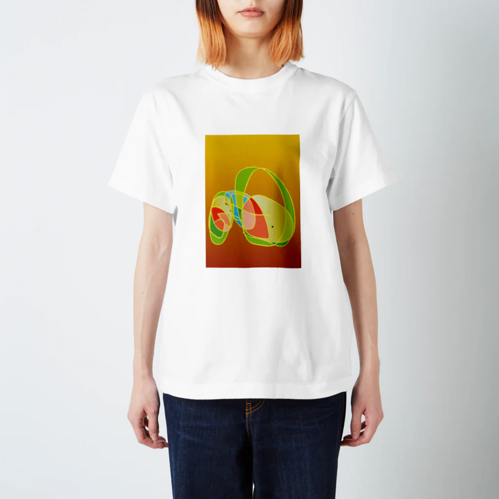 AngelRabbitsの呼び合う生き物 スタンダードTシャツ