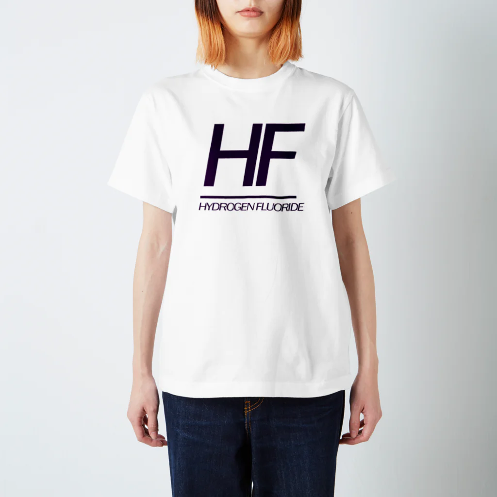 office SANGOLOWのHF_Hydrogen Fluoride  スタンダードTシャツ