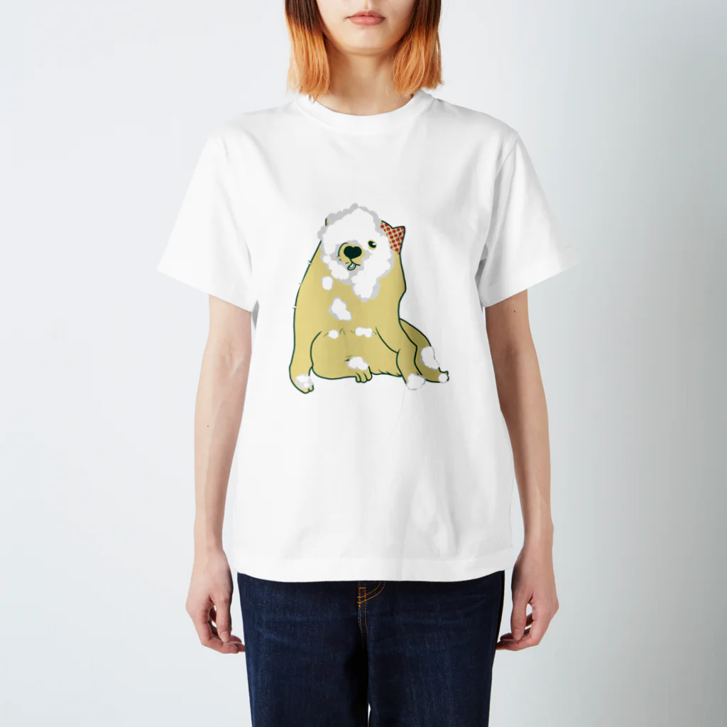 mugioのあの犬/林檎パイ スタンダードTシャツ