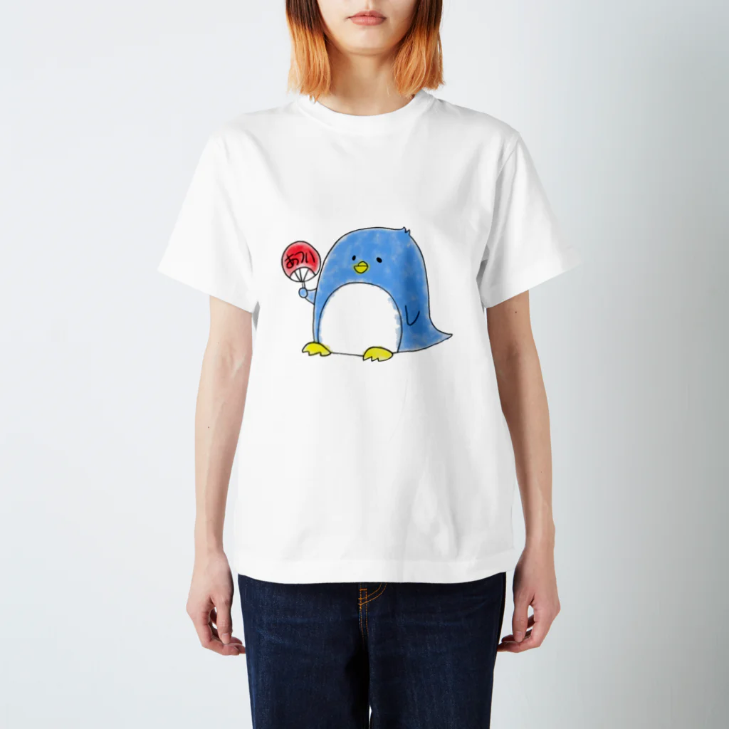 SHIMSHIMPANの暑い日のペンギン Regular Fit T-Shirt