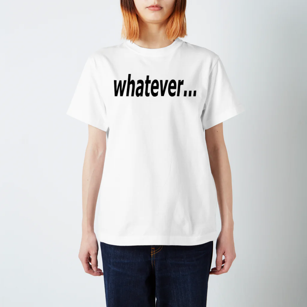 Pat's Worksのwhatever... どうでもいい… スタンダードTシャツ