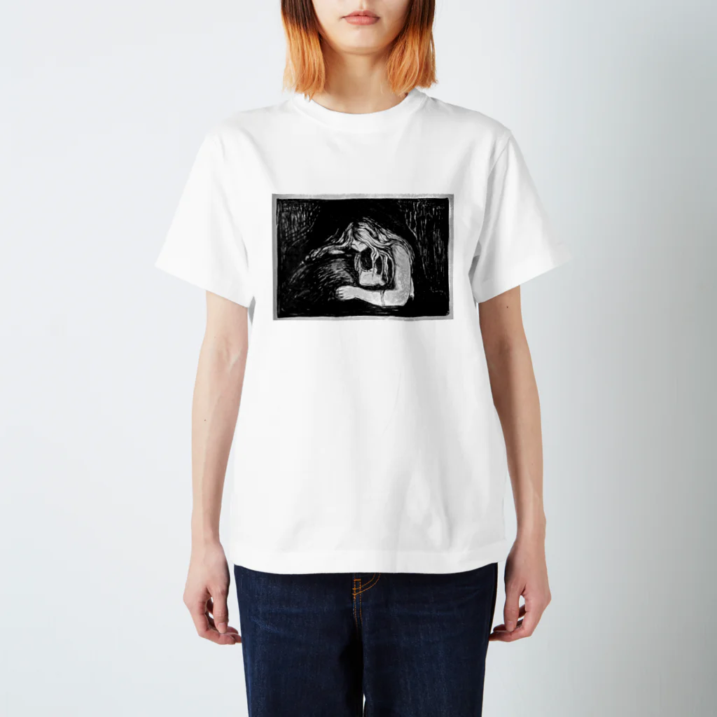 Art Baseのムンク / 吸血鬼 / Vampire II / Edvard Munch / 1902 Regular Fit T-Shirt