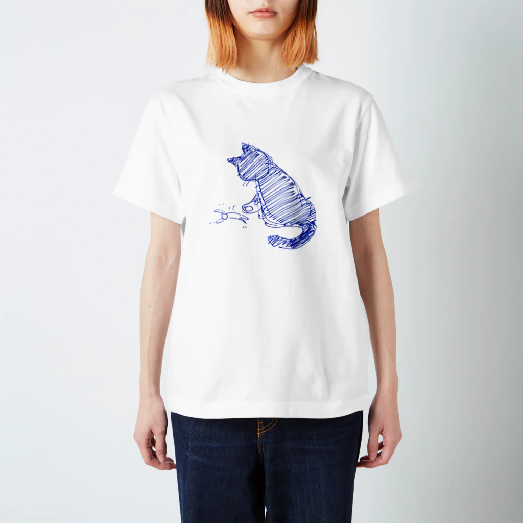 Quarter House の猫になぶられたい スタンダードTシャツ