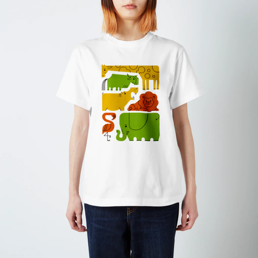 サタケシュンスケ｜イラストレーターのサバンナ Regular Fit T-Shirt