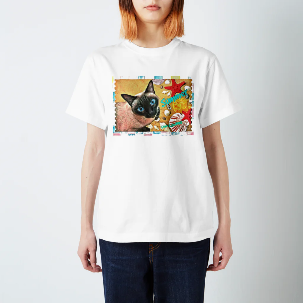 宇乃 枢のUno Summer(貝殻) Regular Fit T-Shirt